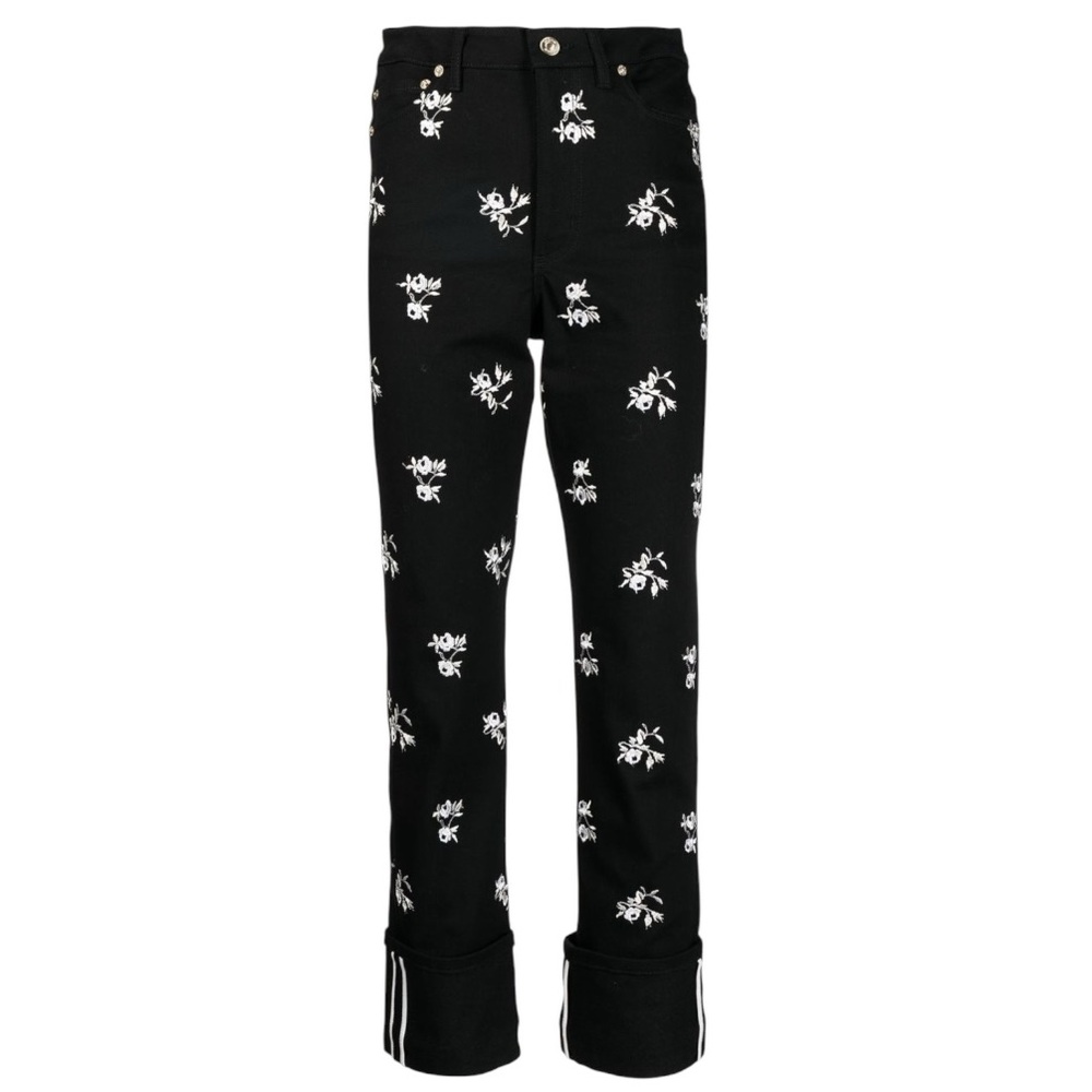 Erdem Nathanial Floral embroidered Boyfriends Jeans US 16